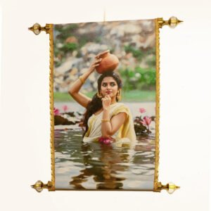 Personalized  Canvas with scroll frame